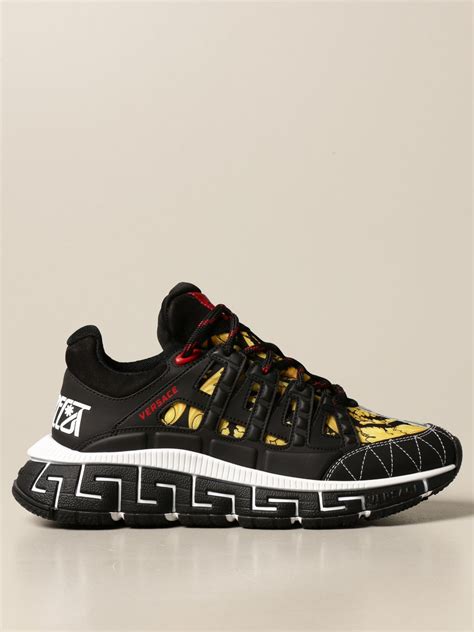 versace women sneakers black|versace sneakers women's sale.